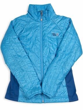 Mountain Hardware Blue Insulated Hybrid Jacket Women’s Small Outdoor Hiking